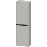 Duravit Ketho.2 Armoire mi-haute 40x24x132cm 2 portes pivotant à gauche Panneau de particules Gris béton Mat SW772086