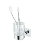 Geesa Nelio Porte-gobelet avec verre Chrome GA48793