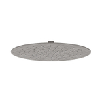 IVY Douche de tête - slim - 30cm - buses anticalcaire - Eco-air - Métal brossé noir PVD SW1032354