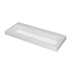 INK Dock Lavabo 100x40x6cm composite Blanc brillant SB3415022