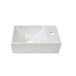Best Design Wonder Lavabo WC 29x18x9.5cm 1 trou pour robinetterie droite céramique blanc SW27970