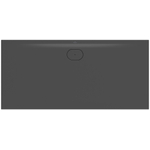 Villeroy & Boch Ecora douchebak - 170x80x3.5cm - afvoer lange zijde - anthracite (antraciet) SW1559006