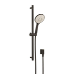 Crosswater MPRO Ensemble de douche glissante - 70cm - douchette ronde 3 positions - noir mat SW296095
