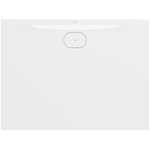 Villeroy & Boch Ecora douchebak - 120x90x3.5cm - afvoer lange zijde - white alpine (wit) SW1558861