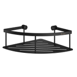 Smedbo Sideline Etagère de douche d'angle 20x20cm Noir mat SW724515