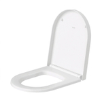 Duravit Me by starck WC-zitting - 43.8x37.4x4cm - compact - softclose - quickrelease - hygieneglaze - zijdemat wit SW1204381