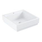 GROHE Cube vasque à poser en céramique 40x40cm sans trop-plein Pureguard blanc SW205862