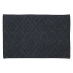 Sealskin aztec tapis de bain 60x90 cm en coton gris foncé SW699477