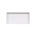 Zeza Arte Niche en saillie - 30x60x10cm - solid surface - blanc mat SW1472209