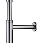 Hansgrohe Flowstar S Premium designbekersifon 5/4 met muurbuis - met rozet - hoogglans chroom 0452098
