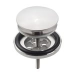 Clou Wash Me bouchon avec capot de recouvrement non obturable inox Chrome SW9453