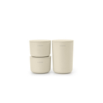 Brabantia ReNew Opbergpotjes - set van 3 - soft beige SW798769