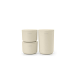 Brabantia ReNew Pots de rangement - set de 3 - beige doux SW798769