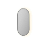 INK SP21 miroir – ovale – 60 x 120 cm – LED indirecte – chauffage de miroir – Inox brossé SW798395