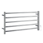 Smedbo Dry Elektrische handdoekradiator - 100x48x11.2cm - Gepolijst RVS SW19930