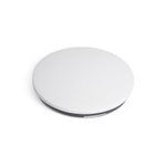 Ideavit Bonde clic-clac courbé solid surface chrome blanc SW86602