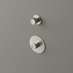 Hotbath Buddy partie apparente thermostatique avec 1 vanne d'arrêt nickel brossé SW230569