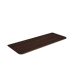 Royal Plaza Terra Topblad - 120x46x2cm - afgeronde hoeken - kastanje (walnoot) SW1418397
