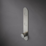 Hotbath Cobber Afbouwdeel inbouwthermostaat - met 2 pushbuttons verticale plaatsing - geborsteld nikkel (RVS) SW229942