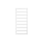 Crosswater Air Handdoekradiator - 50x115cm - 444watt - wit zacht SW670163