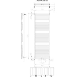 kunstmest Ligatie tweeling Plieger Imola designradiator horizontaal 1770x600mm 1359W wit - 7252386 -  Sanitairwinkel.nl