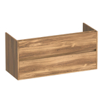 BRAUER Adore meuble sous-lavage - 120x46x55cm - 2 tiroirs softclose - sans poignées - 1 découpe pour siphon - Honey SW1198317