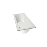 Xenz Lagoon Baignoire Duo - 170x75x53 - évacuation centrale - acrylique - blanc mat SW102940