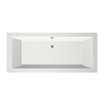 Xenz Society Duobad - 180x80x53 - afvoer Midden - acryl - wit mat SW103067