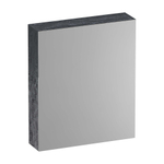 Brauer Impress Armoire de toilette - 60x70x15cm- sans éclairage - 1 porte miroir double gauche - Damascus SW720966