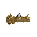 Crosswater MPRO Inbouwbadkraan - 1 stopkraan - 1 omstelknop horizontaal inbouwdeel - chroom SW385445