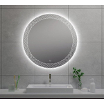 Wiesbaden Deco miroir rond avec LED, dimmable 80 cm SW523984