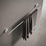 Hotbath Archie Handdoekhouder - 64 cm - mat RVS SW230382