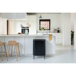 Brabantia Bo Touch Bin Hi Poubelle - 60 litres - seau intérieur en plastique - matt black SW1117302