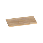 BRAUER Natural Wood wastafelblad 80x46x2cm zonder kraangat Hout Grey oak SW393129