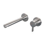 Brauer Brushed Edition Mitigeur lavabo encastrable avec poignée type S1 avec partie encastrable rosaces rondes ColdStart Nickel brossé SW374385