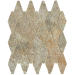 Fap Ceramiche Nobu wand- en vloertegel - 31x35.5cm - Natuursteen look - Slate mat (bruin) SW1119898