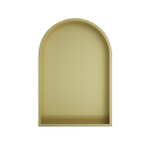 Hotbath &MORE Boîte encastrée ou niche encastrée Modèle arcade - 30x45x10cm - Laiton brossé PVD SW1246495