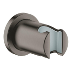 Grohe Rainshower Handdouchehouder - niet verstelbaar - ronde rozet - brushed hard graphite (antraciet) SW98893