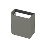 INK Concept R Fonteinonderkast - 40x22x40cm - 1 deur - rechtsdraaiend - afgeronde hoek - mdf lak - mat beton groen SW1406166