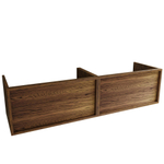 Saniclass Holz Frame Badkameronderkast - 160x45x40cm - 2 lades - Walnut pure SW1420780