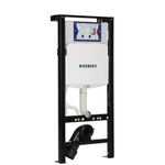 Geberit UP320 inbouwreservoir met QeramiQ frame - frontbediening - dual flush - met isolatiemat SW1381697