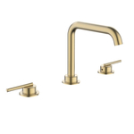 Crosswater 3ONE6 Lever Wastafelkraan - inbouw - 3 gats - RVS geborsteld messing SW928235