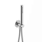 Hotbath Ace Handdoucheset - staafhanddouche - wandsteun - met uitlaat - 150cm - doucheslang - hoogglans chroom SW1118021