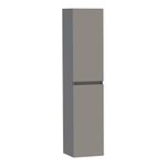 BRAUER Joy badkamerkast - 160x35x35cm - 2 deuren - greeploos - links- of rechtsdraaiend - mat taupe SW370853