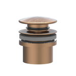 IVY Design Bouchon de vidage - bonde clic-clac - ACIER INOXYDABLE 316 - cuivre mat brossé PVD SW1031777