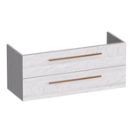 BRAUER Trust meuble sous lavabo 120 excl. poignées à poser 2 tiroirs softclose et 2 découpes pour siphon - Forest Seashell SW1203918