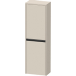 Duravit Ketho.2 Halfhoge kast - met 2 deuren - 40x132x24cm links - met tip ontaupe - supermat SW771816