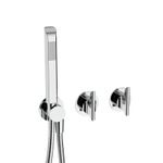 Crosswater MODULE Foile douchekraan - met handdoucheset - hoogglans chroom SW968391
