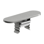 Clou Flush cache pour bonde de vidage Flush/First inox brossé SW9811