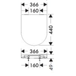 Hansgrohe EluPura S Closetzitting - topfix - softclose - quickrelease - wit SW962890